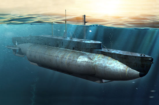 British HMS X-Craft Submarine