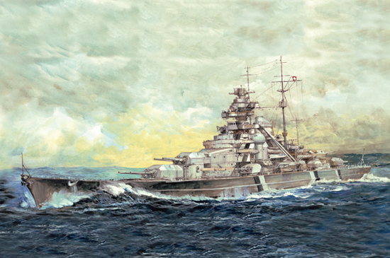 Top Grade German Bismarck Battleship