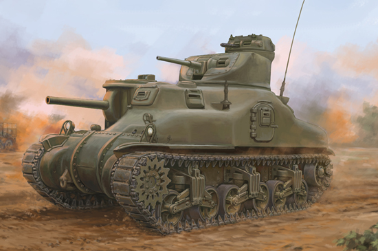 美国M3A1中型坦克